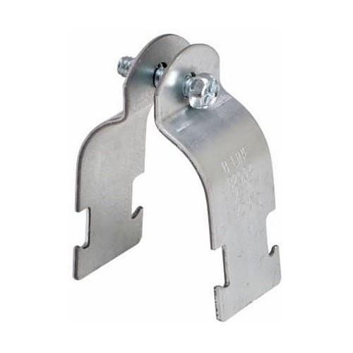 Eaton B2023-PLT Conduit Clamp, 1/4 in Conduit, 120 lb Load, Low Carbon Steel