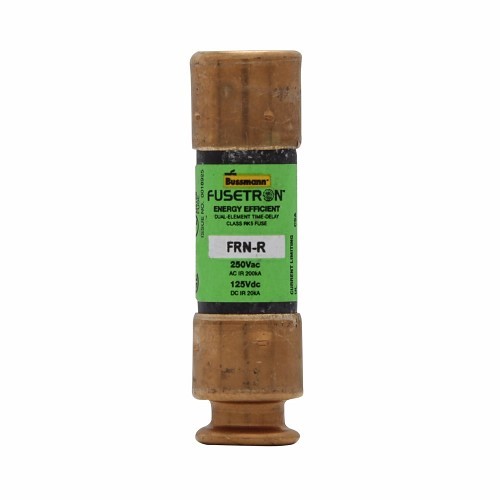 Eaton Bussmann FRN-R-1/4 Time Delay Fuse, 0.25 A Amp, 125/250, 20 kAIC, 200 kAIC Interrupt, Class: RK5