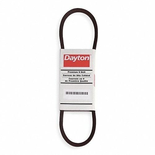 Elkay DAYTON® 3VX670 Cogged V-Belt, 3VX, 0.378 in Top Width, 67 in Outside Length, Gum Rubber