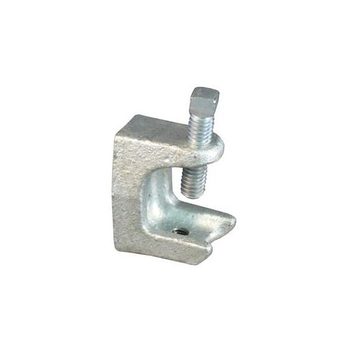 Emerson™ BH-500 Pipe Beam Clamp, 1/4-20 in Rod, 335 lb, Malleable Iron, Electro-Plated