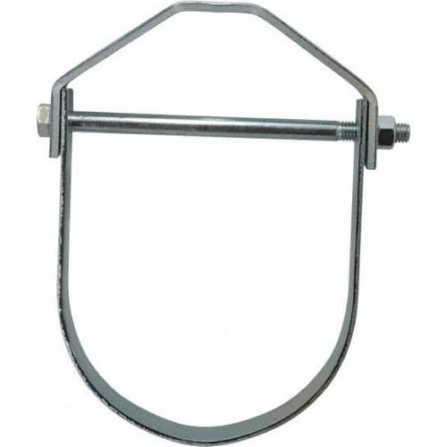 Empire 11G0600 Clevis Hanger, Size 6 Pipe, 3/4 in Rod, Carbon Steel, Electro-Galvanized