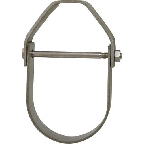 Empire 11SS0300 Clevis Hanger, 3 in Pipe, 1/2 in Rod, Stainless Steel