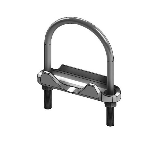 Empire Empire 136SX0075 Angle Clamp, Miter Capacity: 3/4 in, T-316 Stainless Steel, Hot Dip Galvanized