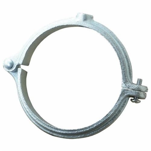 Empire Empire 41HG0400 Split Ring Extension Hanger, 4 in Pipe/Tube, 3/8 in Rod, 300 lb Load, Malleable Iron, Electro Galvanized