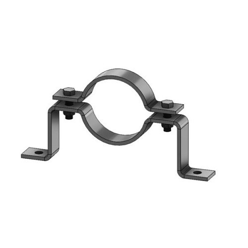 Empire Empire 95SX0400 Offset Pipe Clamp, 4 in Pipe, Stainless Steel