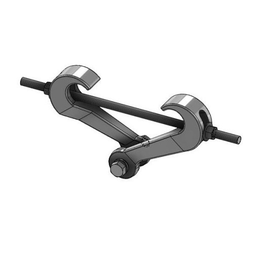 Empire FIG218G Center Load Beam Clamp, Electro Galvanized