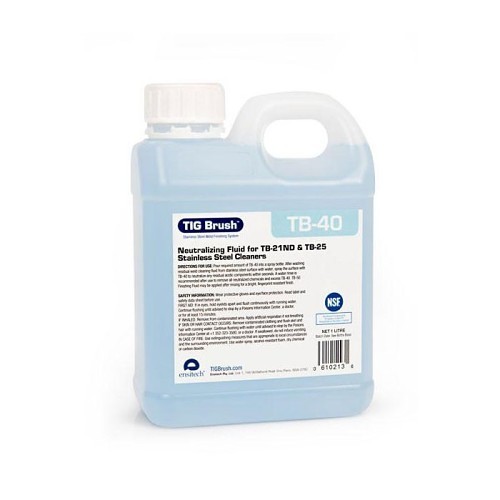 Ensitech TIG Brush® C0040-001G Weld Cleaning Fluid, For Use With: All TIG Brush™ Machines