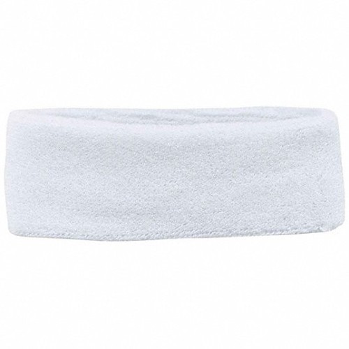 Ergodyne® Chill-Its® 6550 Head Sweatband, Universal, White, Solid Pattern, Cotton