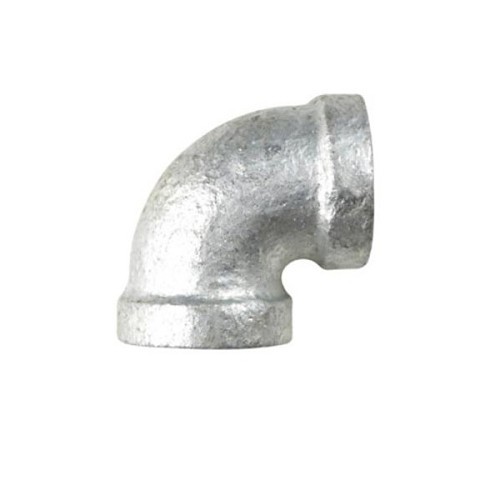 Elbow, 90 deg, 1/4 x 1/4 in Nominal, Class 150, Malleable Iron, Galvanized, 300 psi at 150 deg F, Steam 150 psi