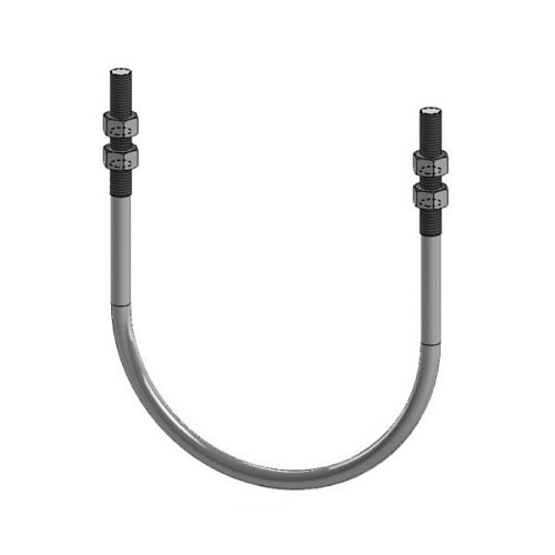 Empire FIG1371200G/USA U-Bolt, 12 in Pipe, Galvanized