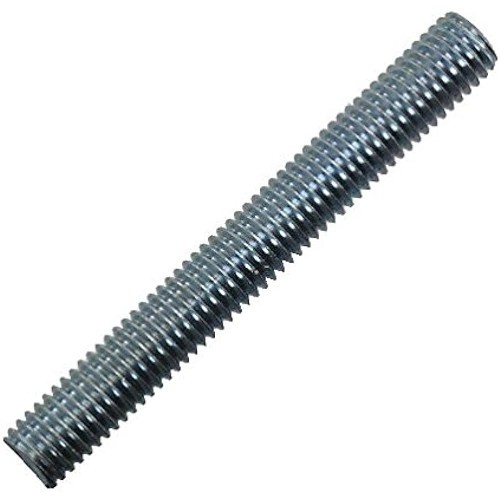 Sunpack FT7112S0575Z Fully Threaded Stud, Measurement System: Imperial, 1-1/8-8, 5-3/4 in Overall Length, Steel, Zinc Plated, Material Grade: B7