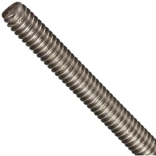 AmeriBolt FTS3087C3000 Fully Threaded Stud, Measurement System: Imperial, 7/8-9, 30 in Overall Length, 316 Stainless Steel