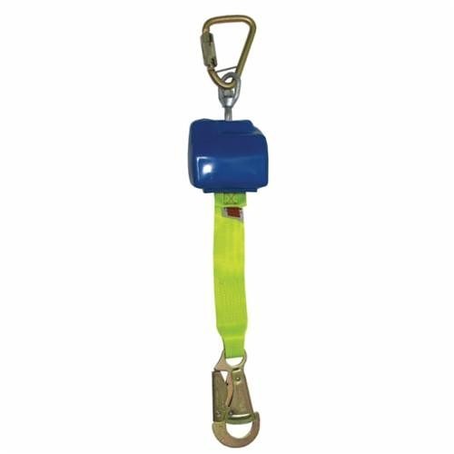 FallTech® 8262 Self-Retracting Lifeline With Snap Hook, Eye and Jaw Swivel and Carabiner, 310 lb Load Capacity, 8 ft L, Specifications Met: ANSI Z359.14-2012, Class A