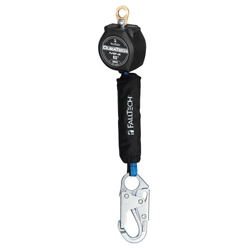 FallTech® FT72706SA1 Self Retracting Lifeline With Load-Indicating Swivel Snap Hook, 310 lb, 6 ft Length, Specifications Met: ANSI Z359.14-2014 OSHA 1926.502 and 1910.66 CSA Z259.2.2-2017