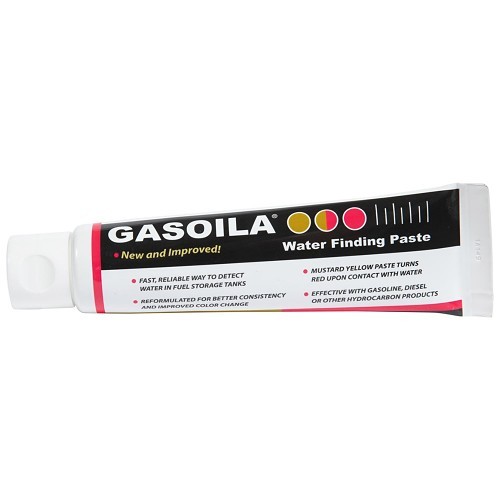 Federal Process Corporation Gasoila® WT25 Water Finding Paste, 2-1/2 oz, Tube, Paste, Mustard Yellow