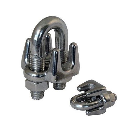 Wire Rope Clip, 1/16 in Cable, 304 Cast Stainless Steel