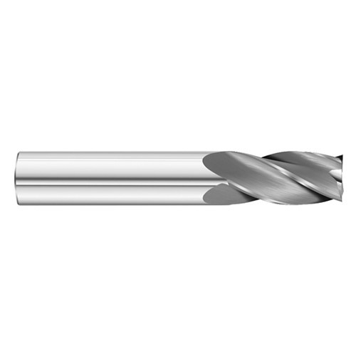 Fullerton 32018 Square End Mill, 0.4375 in Cutter Dia, 4 Flutes, 7/16 in Shank Dia