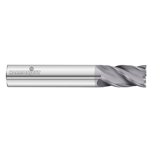 Fullerton 34057 Corner Radius End Mill, 3/8 in Cutter Dia, 0.02 in Corner Radius, 4 Flutes, 3/8 in Shank Dia