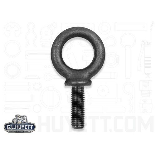 Eye Bolt, Imperial, 1/2 in-13 Diameter - Thread, 3 in Shank Length, Shoulder