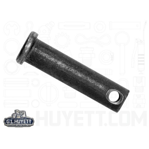 G.L.HUYETT™ CLP-0437-4000 Clevis Pin, 7/16 in Diameter, 4 in Overall Length, Steel, Plain, 4 in Shank Length