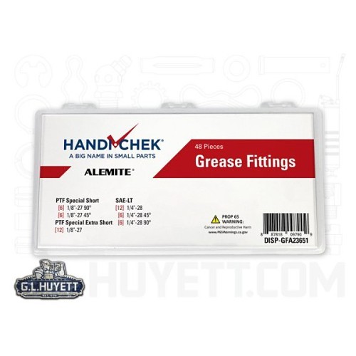 G.L.HUYETT™ DISP-GFA23651 Grease Fitting, 48 Piece