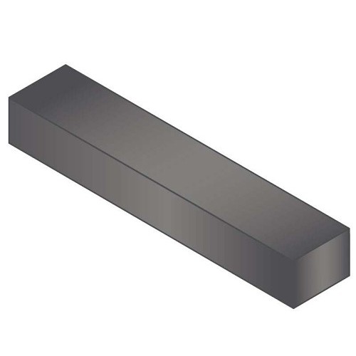 G.L.HUYETT™ Heritage™ 3507501000-12 Key Stock, 12 in Length, 3/4 in Width, 1 in Height, Carbon Steel