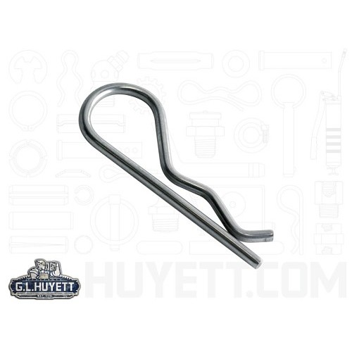 G.L.HUYETT™ Heritage™ BP-0103 Hitch Pin, 0.177 in Dia, 3-1/4 in Overall Length, Zinc Plated