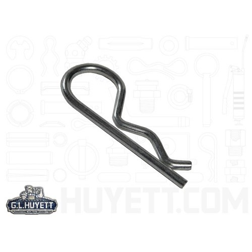 G.L.HUYETT™ Heritage™ BP-206 Hitch Pin, 0.177 in Dia, 3-1/4 in Overall Length, Steel, Zinc Plated