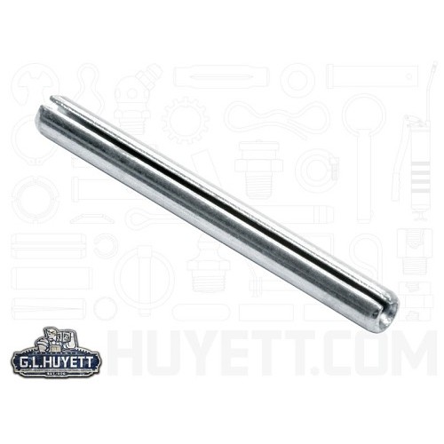 G.L.HUYETT™ Heritage™ SP-187-0750 Spring Pin, 3/16 in Nominal Dia, 3/4 in Overall Length, High Carbon Steel, Zinc Plated, Slotted