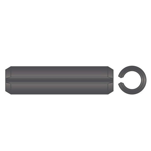 G.L.HUYETT™ Heritage™ SPP-250-2250 Roll Pin, 1/4 in Dia, 2-1/4 in Overall Length, High Carbon Steel, Plain