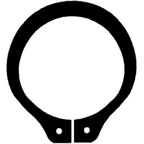 G.L.HUYETT SH-075 Retaining Ring, Imperial, External, Type SH, Snap, 3/4 in Shaft Diameter, Carbon Spring Steel, Phosphate Finish