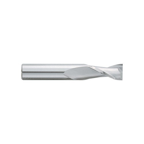 GARR 01030 End Mill, 1/16 in Cutter Dia, 1/8 in Length of Cut, 2 Flutes, 1/8 in Shank Dia, 1-1/2 in Overall Length, Uncoated