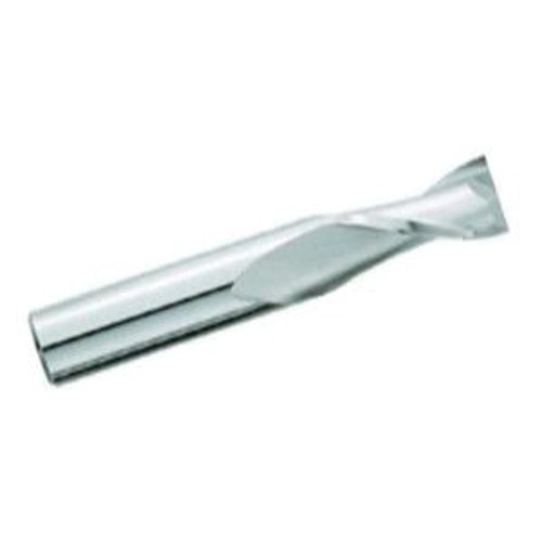 GARR 01610 860M Center Cutting Stub Length Square End Square End Mill, 7 mm Dia Cutter, 12 mm Length of Cut, 2 Flutes, 7 mm Dia Shank, 50 mm OAL, Uncoated