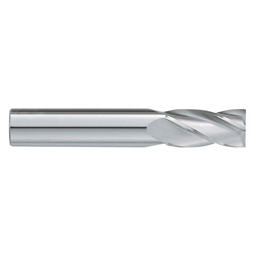 GARR 13110 230M Center Cutting Single End Square End Standard Length End Mill, 3/16 in Dia Cutter, 5/8 in Length of Cut, 4 Flutes, 3/16 in Dia Shank, 2 in OAL, Uncoated