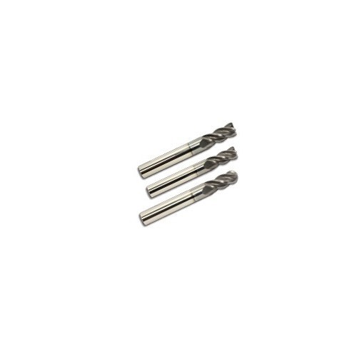 GARR 50207 Corner Radius End Mill, 1/4 in Cutter Dia, 0.01 in Corner Radius, 3/4 in Length of Cut, 1/4 in Shank Dia, 2-1/2 in Overall Length