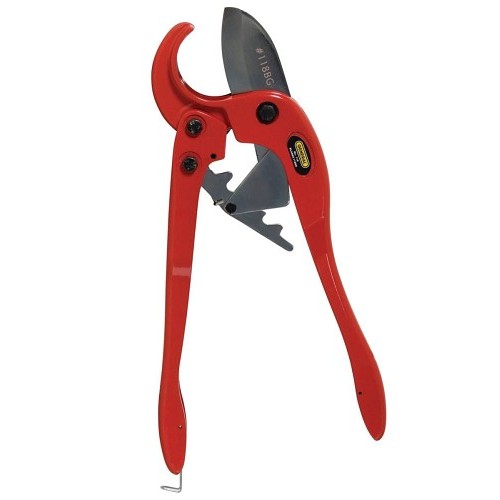 GENERAL® 118 Pipe & Hose Cutter, 2 in Nominal Capacity, Cpvc, Plastic, Rubber, Pvc Cutting Edge