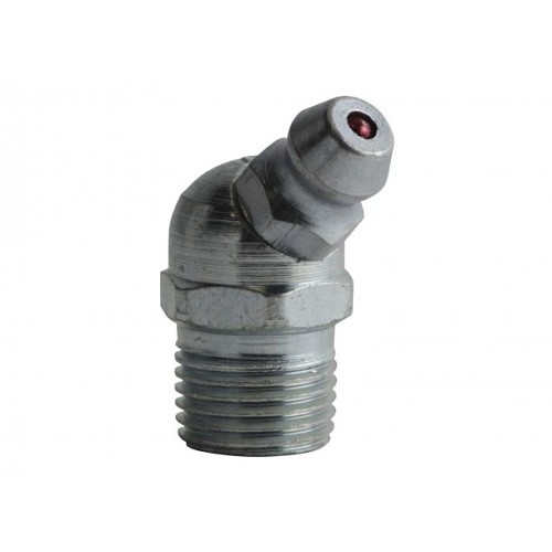 G.L.HUYETT™ A1688 Grease Fitting, 1/4-28 in, Zinc Clear, Steel
