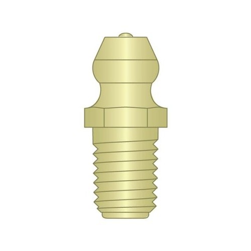 G.L.HUYETT™ H1652Y3 Grease Fitting, 1/4-28 Thread, 11/16 in Overall Length