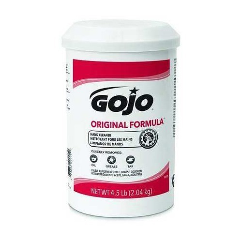 GOJO® Original FormulaTM 315-1115-06 Hand Cleaner, 4.5 lb Nominal Capacity, Canister, Liquid Form, Solvent Like Odor/Scent, Opaque/White/Yellow