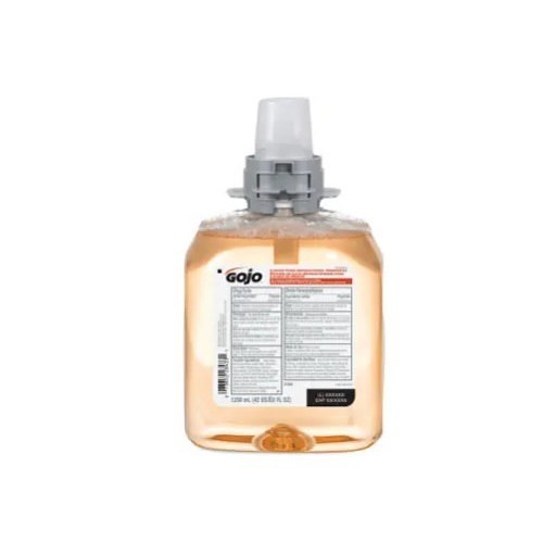 GOJO® 5162-04 Antibacterial Handwash, 1250 mL Nominal Capacity, Foam Form, Fresh Fruit Odor/Scent, Amber/Brown/Clear