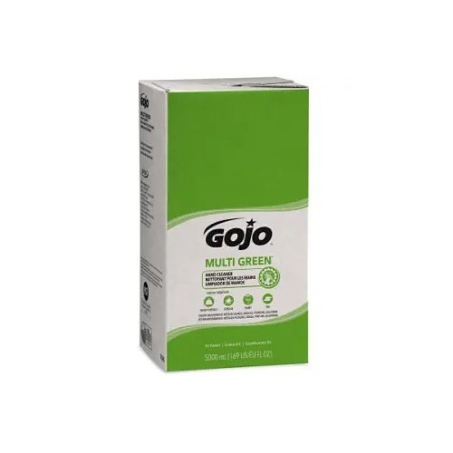 GOJO® MULTI GREEN® 7565-02 Hand Cleaner, 5000 mL Nominal Capacity, DISPENSER REFILL, Liquid Form, Citrus Odor/Scent, Green/Opaque