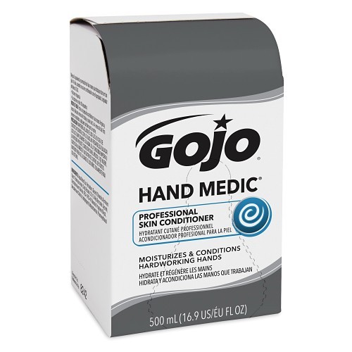 GOJO® Hand Medic® 8242-06 Professional Skin Conditioner, 500 mL Nominal Capacity, DISPENSER REFILL, Liquid Form, Unscented Odor/Scent, White/Opaque