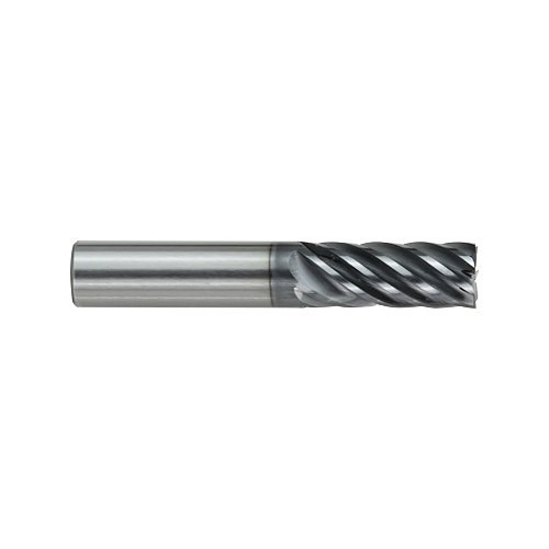 GORILLA MILL® 30380 Square End Mill, 3/8 in Cutter Dia, 1 in Length of Cut, 7 Flutes, 3/8 in Shank Dia, 2-1/2 in Overall Length, GMS Coated