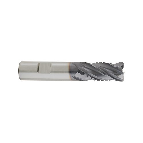 GORILLA MILL® 40059 Corner Radius and Corner Chamfer End Mill, 1/2 in Cutter Dia, 5/8 in Length of Cut, 4 Flutes, 1/2 in Shank Dia, 2-1/2 in Overall Length, GMS Coated