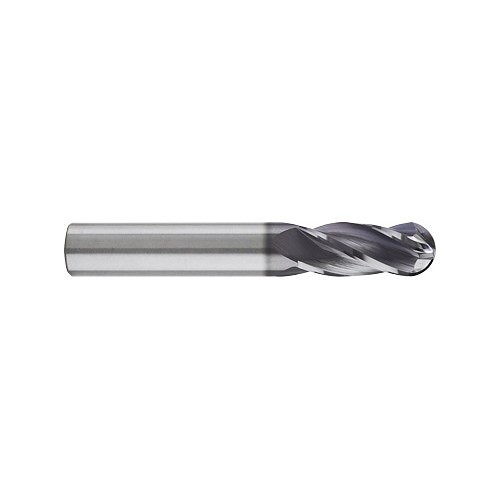 GORILLA MILL® CEM12BL4 Square End Mill, 1/2 in Cutter Dia, 1-1/2 in Length of Cut, 4 Flutes, 1/2 in Shank Dia, 4 in Overall Length, Uncoated