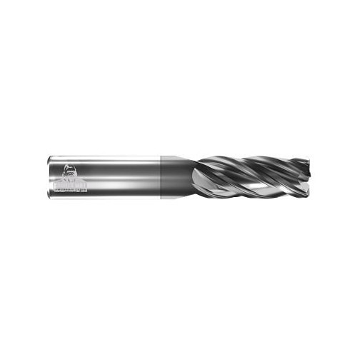 GORILLA MILL® GM10RSL4030 Corner Radius and Corner Chamfer End Mill, 1 in Cutter Dia, 0.030 in Corner Radius, 4 in Length of Cut, 4 Flutes, 1 in Shank Dia, 7 in Overall Length, GMX-35 Coated