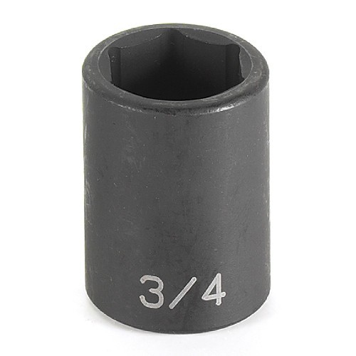 GP® 2012M Impact Socket, High Torque Shape I, Yes Impact Rated, Metric, Hex Drive, 1/2 in Drive, Standard Length Socket, 12 mm Socket, 6 Points