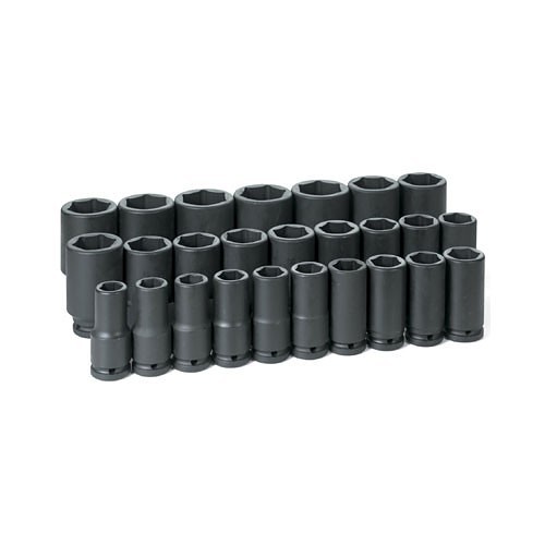 GP® GP8026MD Socket Set, 6 Points, 3/4 in Drive, 26 Piece