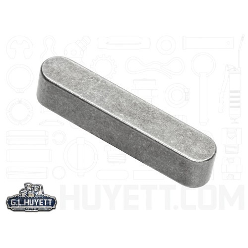 G.L.HUYETT™ 320505-020 Metric Square Undersized Machine Key, 20 mm L x 5 mm W x 5 mm H, Form A Key, Carbon Steel