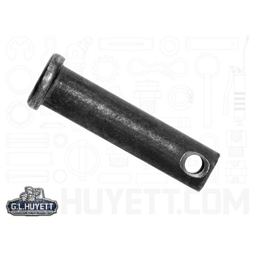 G.L.HUYETT™ CLP-0375-3000 Imperial Standard Clevis Pin, 3/8 in Dia, 2-49/64 in L Usable, Low Carbon Steel, Plain, 3 in L Shank